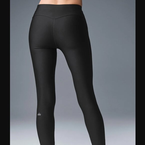 Airlift High-Waist 7/8 Turn It Up Legging , Black Legging , New, Small Size - Picture 2 of 5